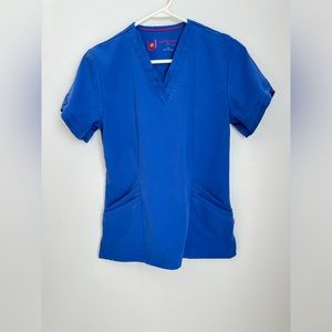 URBANE ULTIMATE BLUE 4 POCKETS SCRUB SIZE XSM
